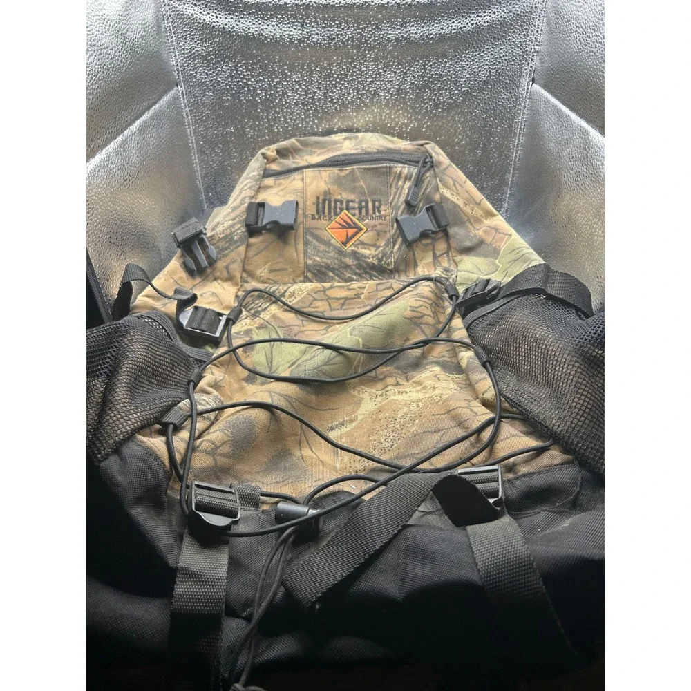 Ingear Back Country Camouflage Backpack Hunting Hiking Bag Brown Green Camo
